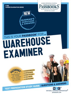 cover image of Warehouse Examiner